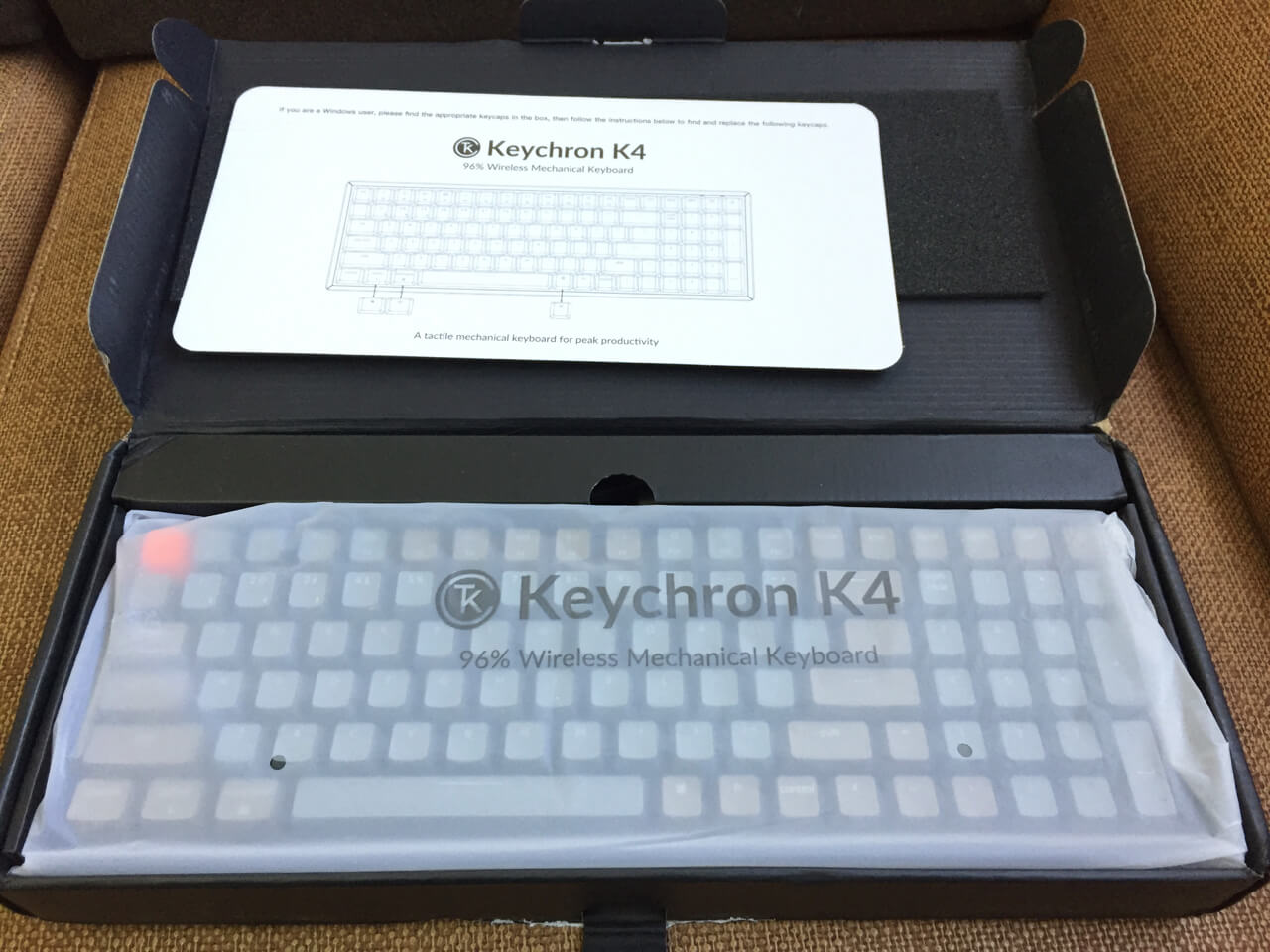open Keychron K4 box