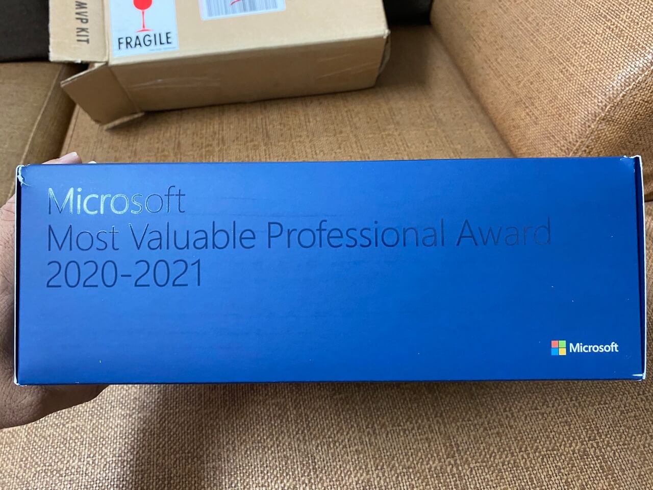 Ko Ko Microsoft MVP Award Unboxing